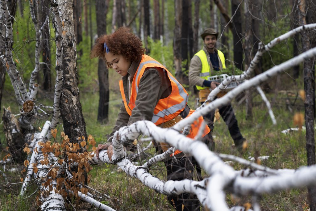 reforestation done by voluntary group